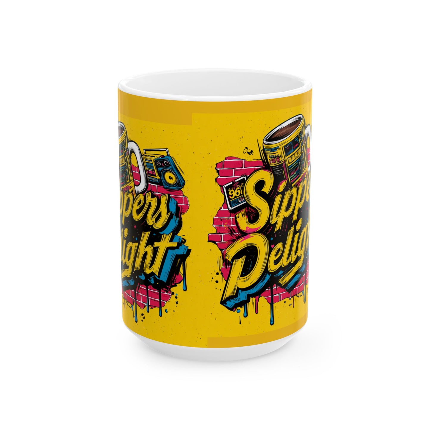 Sipper's Delight Mug-Smooth Sips, Classic Vibes
