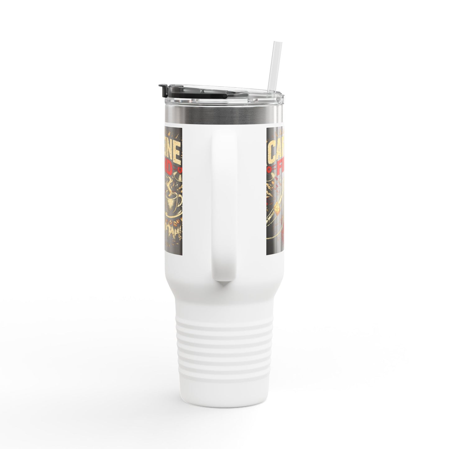 Caffeine Fiend 40oz Insulated Travel Mug