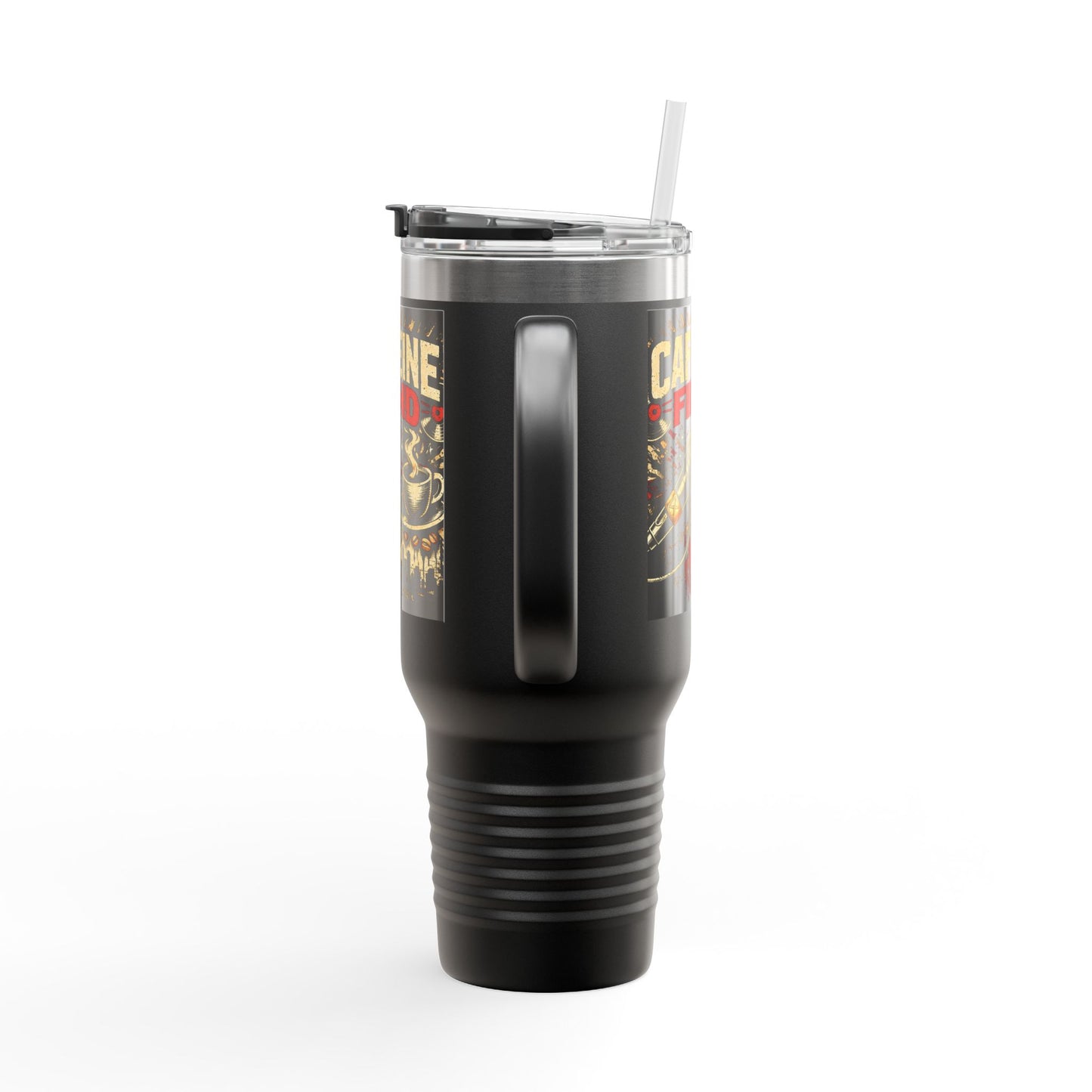Caffeine Fiend 40oz Insulated Travel Mug