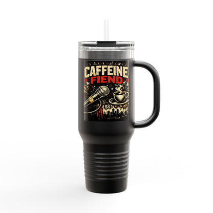 Caffeine Fiend 40oz Insulated Travel Mug