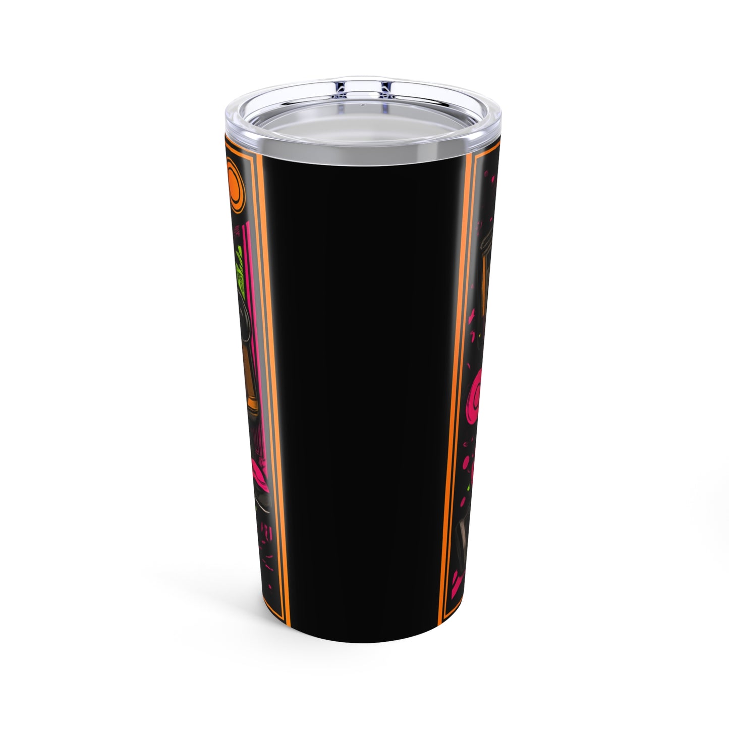 20oz Tumbler — "You Can Sip With This" Neon Graphic Travel Mug