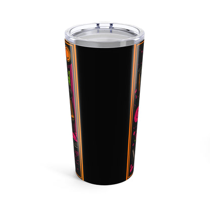 20oz Tumbler — "You Can Sip With This" Neon Graphic Travel Mug