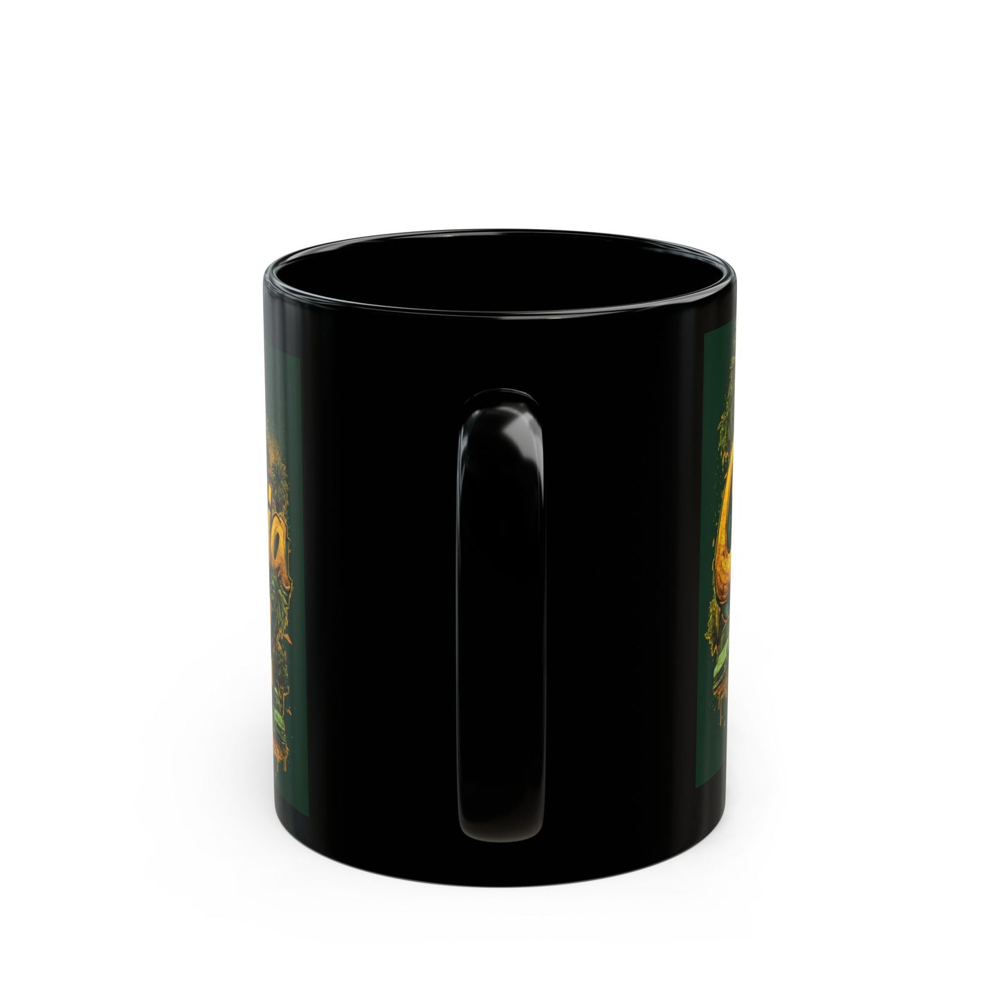 California Mug - Black Coffee Cup, 11oz