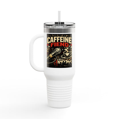 Caffeine Fiend 40oz Insulated Travel Mug