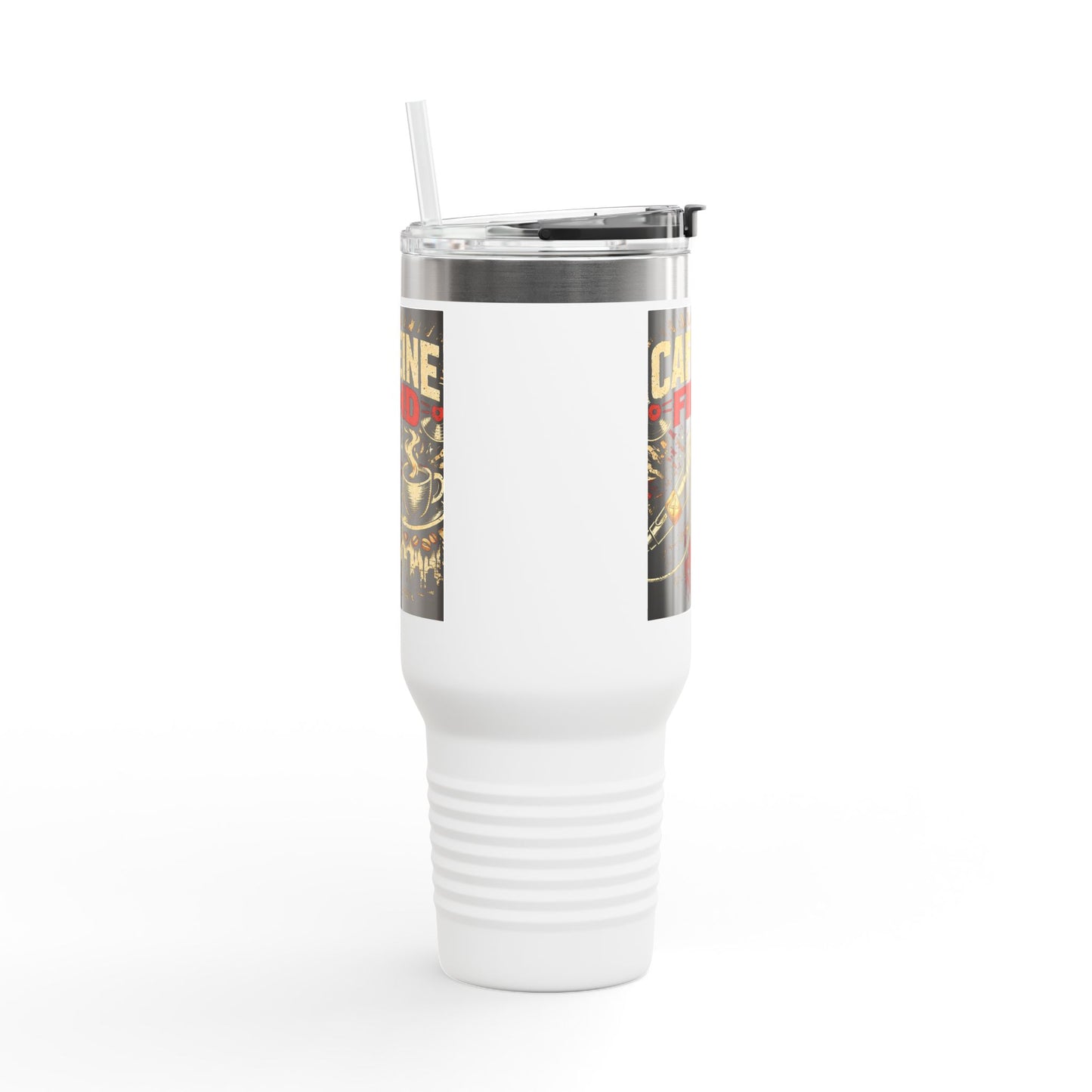 Caffeine Fiend 40oz Insulated Travel Mug