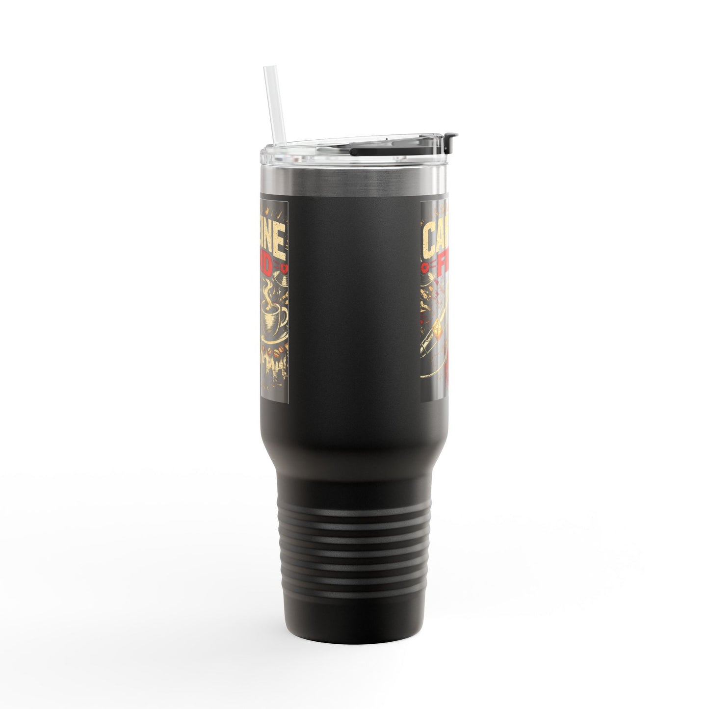 Caffeine Fiend 40oz Insulated Travel Mug