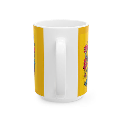 Sipper's Delight Mug-Smooth Sips, Classic Vibes