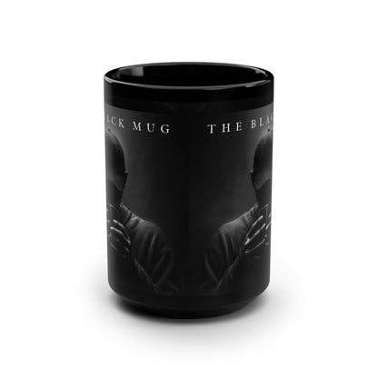Mystic Vibes Black Mug – 15oz Coffee Cup with Urban Design