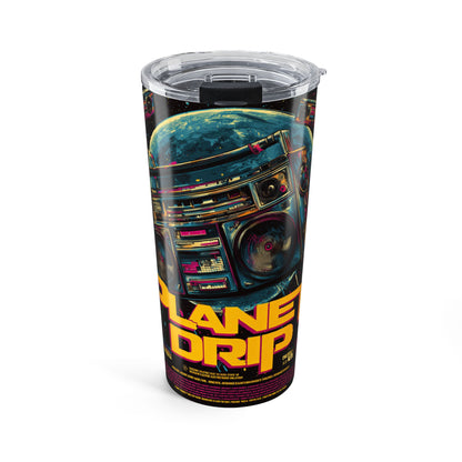 Planet Drip Tumbler 20oz - Retro Vibe Travel Mug, Eco-Friendly Drinkware, Gift for Music Lovers, Unique Beverage Container, [...]